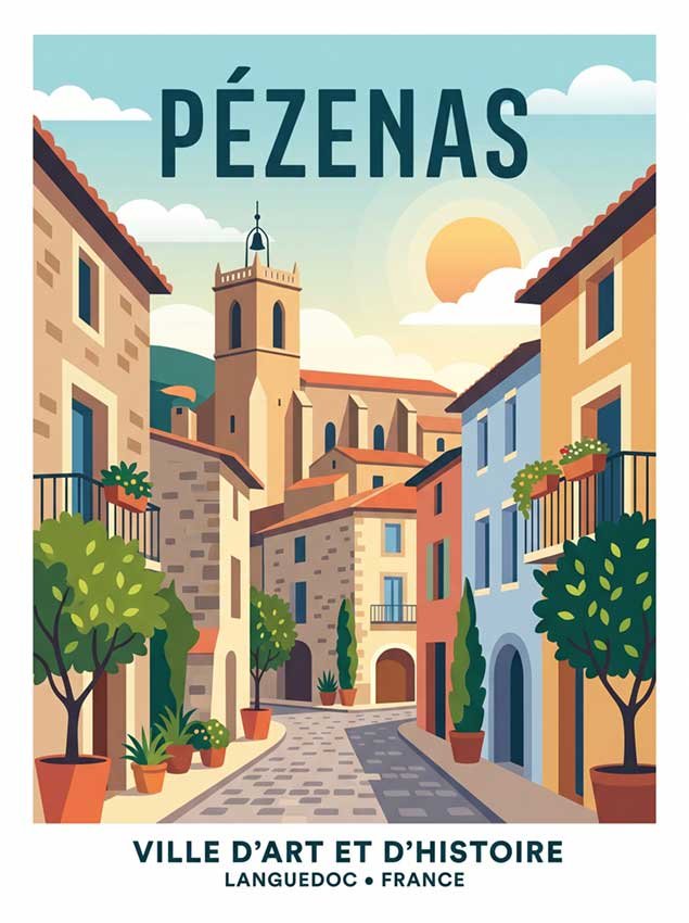 Affiche Pézenas
