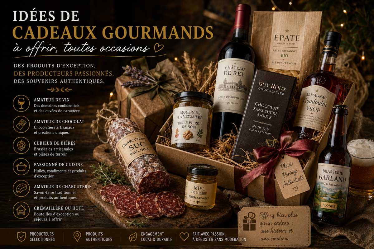 Idées de cadeaux gourmands à offrir (toutes occasions)
